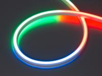 Светодиодная лента герметичная SPI WAVE-SIDE-DOUBLE-BM168-16x15mm 24V (15 W/m, IP67, 5m, wire x1)