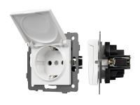 Механизм розетки влагозащищённый SCT-MCP-PL-WH-V (250V, 16A)