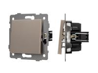 Механизм выключателя одноклавишный самовозвратный SWT-MKR1-PL-GD-V (250V, 10A)