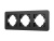 Рамка алюминиевая FRM-AKIRY-SFAL-3-BK