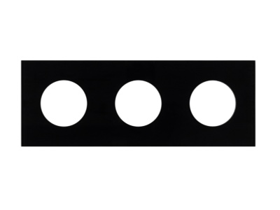 Рамка стеклянная FRM-GLARE-GC-3-BK