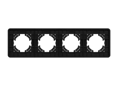 Рамка алюминиевая FRM-AKIRY-SFAL-4-BK