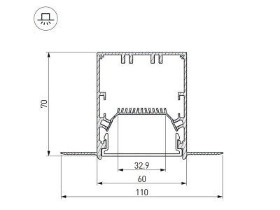 Крестовина SL-LINIA55-FANTOM