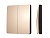 INTELLIGENT ARLIGHT Кнопочная панель KINETIC-801-22-2G-WP-SUF Gold (No battery, IP67, 433Mhz)