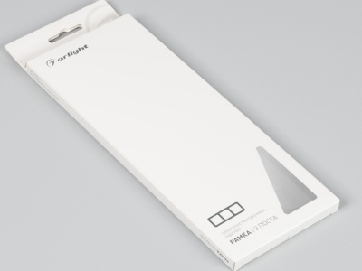 Рамка алюминиевая FRM-AKIRY-AL-3-BK