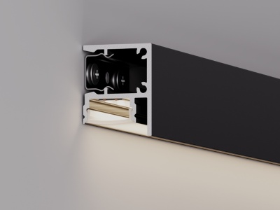 Профиль WALL-2228-2000 ANOD BLACK