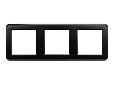 Рамка пластиковая FRM-VERSA-PL-3-BK