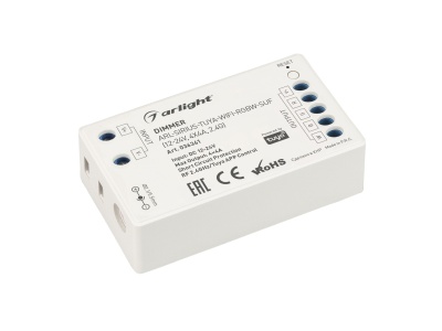 Диммер ARL-SIRIUS-TUYA-WIFI-RGBW-SUF (12-24V, 4x4A, 2.4G)