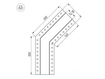 Угол SL-LINIA45-FANTOM-135