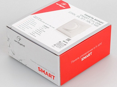 Панель Rotary SMART-P14-DIM (230V, 3A, 0/1-10V, 2.4G)