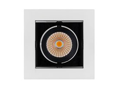 Светильник CL-KARDAN-S102x102-9W (WH-BK, 38 deg)