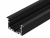 Профиль S2-LINIA69-F-2500 SEAMLESS BLACK (ARL, Алюминий)