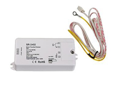 Диммер SR-2402 (12-36V, 96-288W, Metal-Touch)
