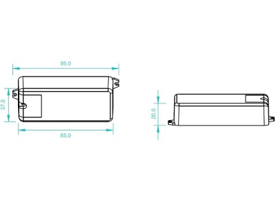 Диммер SR-2402 (12-36V, 96-288W, Metal-Touch) -2