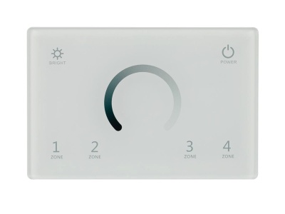 Панель Sens SMART-P79-DIM White (230V, 4 зоны, 2.4G)