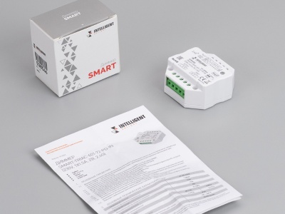 INTELLIGENT ARLIGHT Диммер SMART-TRIAC-601-72-PD-IN (230V, 1x1.5A, ZB, 2.4G)