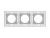 Рамка стеклянная FRM-GLARE-GC-3-WH