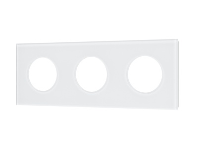 Рамка стеклянная FRM-GLARE-GC-3-WH