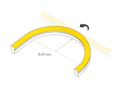 Гибкий неон ARL-NEON-2615BH-SIDE 230V (Arlight, 8 Вт/м, IP65)