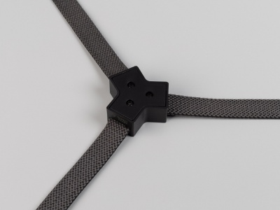 Коннектор тройной с питанием ART-INBELT-CON-T-POWER (BK, 48V)