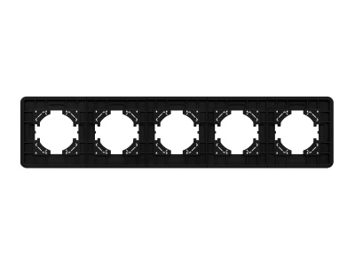 Рамка алюминиевая FRM-AKIRY-SFAL-5-BK