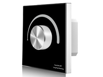 Панель SMART-P91-DIM-G-SUF Black (230V, Rotary, 2.4G)