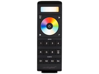 Сенсорный пульт SR-2858Z4-5CH (RGB+CCT, 4 зоны) 2
