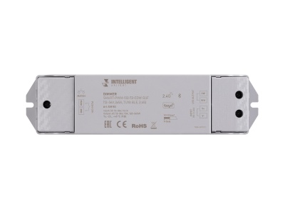 INTELLIGENT ARLIGHT Диммер SMART-PWM-102-72-CDW-SUF (12-36V, 2x5A, TUYA BLE, 2.4G)
