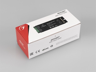 Декодер ARL-7022-DMX (12-24V, 3x6A, DMX512)